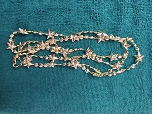 1996 Avon Christmas Is Coming Replacement GARLAND Gold Star Advent Tree 36" - Picture 1 of 4