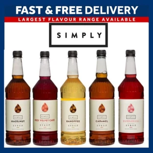 Simply Syrups for Coffee and Cocktails | Full Range | 1L Plastic Bottle | Monin - Picture 1 of 1