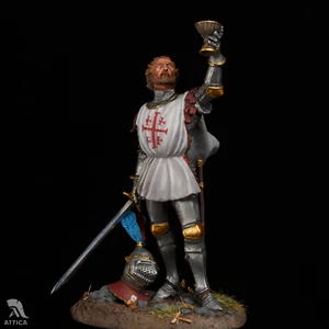 The Knight of the Grail 54mm Painted Tin Toy Soldier Pre-Sale | Collectible - Picture 1 of 4