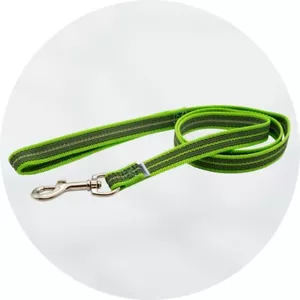 Herm Sprenger Verde Reflectante Goma Nylon Plomo Perro 1,2 m a 5 m - Imagen 1 de 3