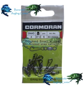 Cormoran Hooked Snap Swivel Silver - Picture 1 of 1