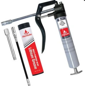 Alemlube - Mini Pistol Grease Gun + Bonus Grease Cartridge & Flex Hose - G10051 - Picture 1 of 2