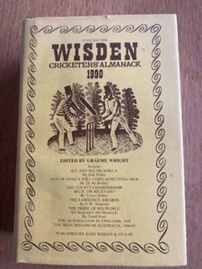 WISDEN CRICKETERS' ALMANACK 1990 HARDBACK - Picture 1 of 1