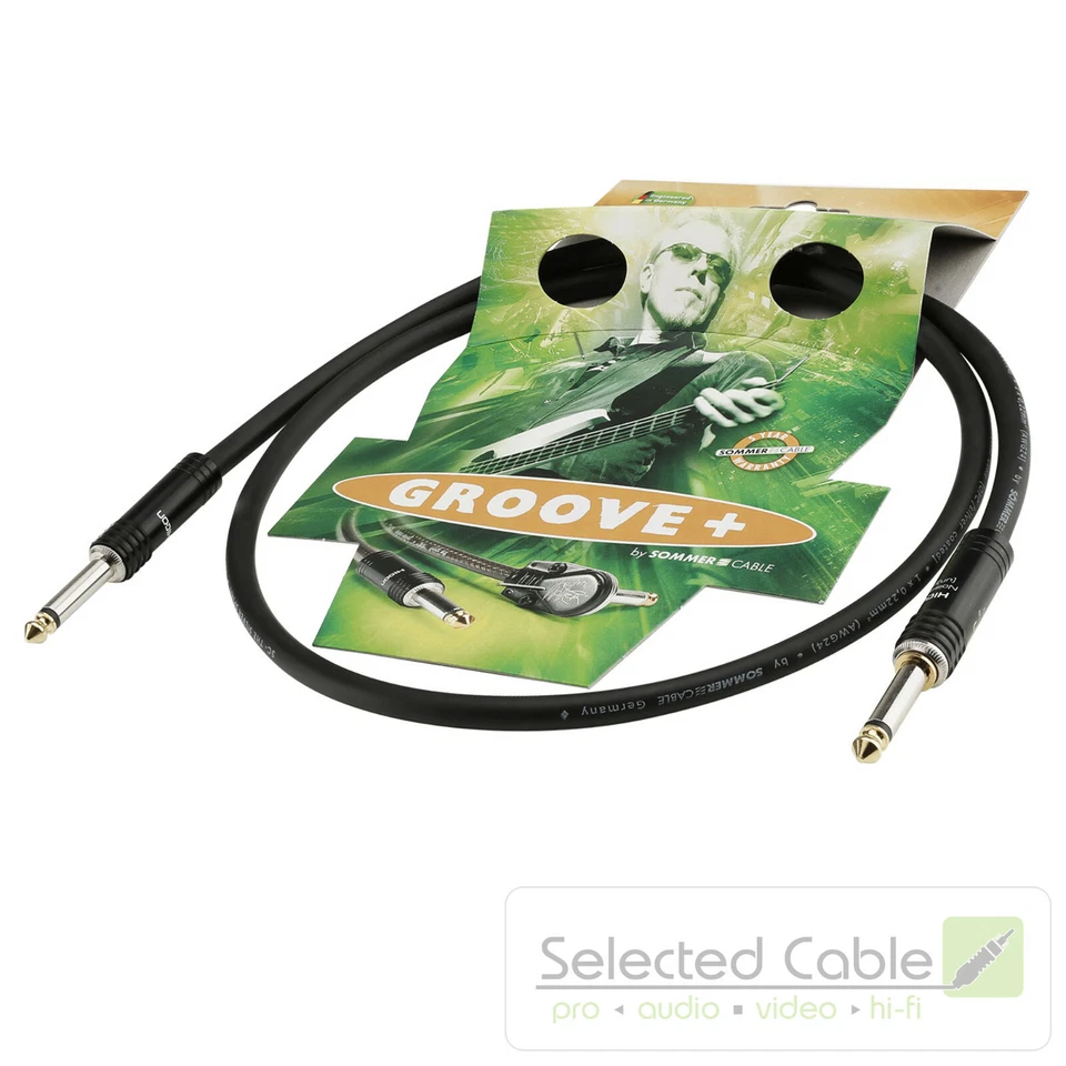 SOMMER CABLE 10m Highend Chitarre Connecteur Câble Argento Noisefree S13E-1000 - Immagine 1 di 4