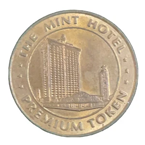 Mint Hotel Casino Brass Token Premium Downtown Las Vegas Nevada 25mm Coin Slots - Picture 1 of 9