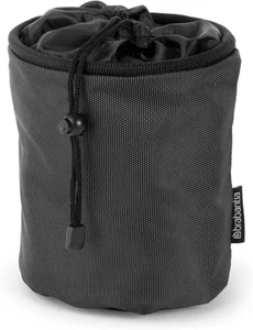 Durable Black Clothes Peg Bag with Drawstring Closure and Hanging Hook - Picture 1 of 12