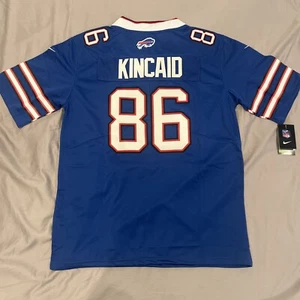 Dalton Kincaid Jersey Buffalo Bills Blue Men’s Large Stitched Football - Picture 1 of 6