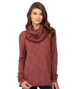 Maglione Free People Beach One Body Terracotta Cotone Cocoon Cowl - Nuovo con etichette XS/S - Foto 1 di 8