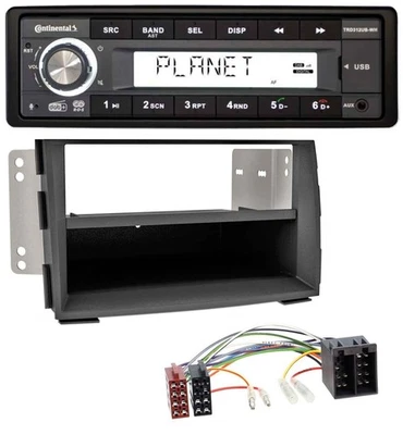 Continental USB 1DIN AUX DAB MP3 Autoradio für Kia Venga (YN, ab 2009) - Bild 1 von 4