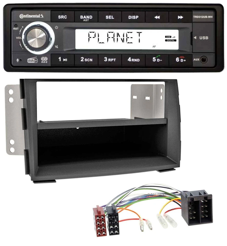 Continental USB 1DIN AUX DAB MP3 Autoradio für Kia Venga (YN, ab 2009) - Bild 1 von 4