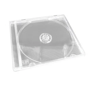 Transparente Cd/Dvd-Hülle Aus Kunststoff, Einzelstück, Aufbewahrungsbox für3333 - Afbeelding 1 van 6