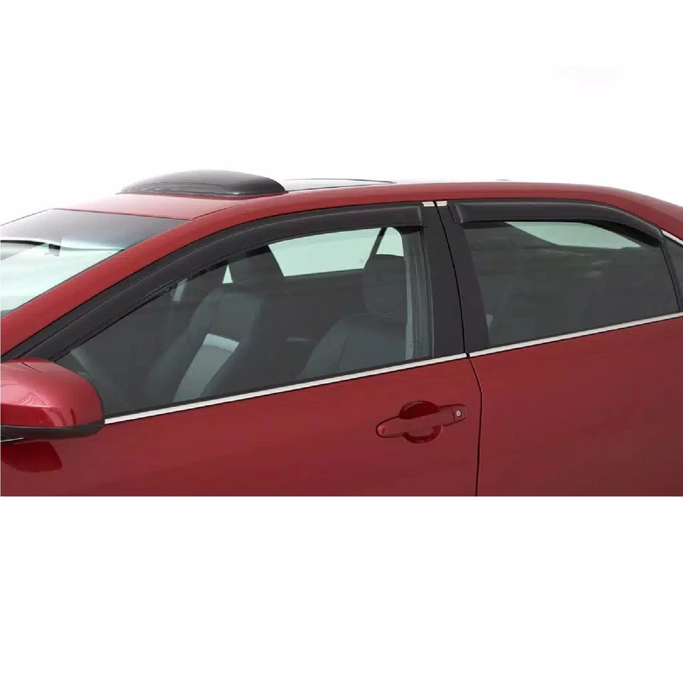 AVS Ventvisor Front & Rear Dark Smoke Window Deflectors for 16-22 Toyota Prius Foto 1 de 3