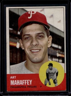 1963 Topps Set Break #385 Art Mahaffey, Ex - Image 1 of 2