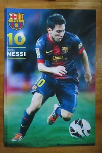 Argentine Professional Footballer LIONEL LEO MESSI BARCELONA Poster WORLD CUP - Foto 1 di 5