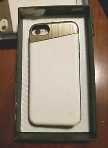 MVMT Protective Case for iPhone 6 7 8 White & Gold NIB