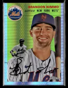 Brandon Nimmo - 2023 Topps Chrome Platinum Anniversary Prism Refractor #382 Mets - Picture 1 of 2