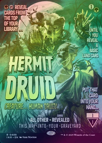 Hermit Druid - Borderless Movie Poster (Foil) (INR) Innistrad Remastered - Image 1 of 1