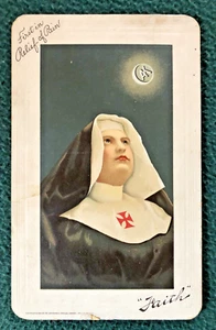 Quack Medicine 1901 ANTIKAMNIA CHEMICAL CO Ad Illus w a Nun & Maltese Cross RARE - Picture 1 of 5