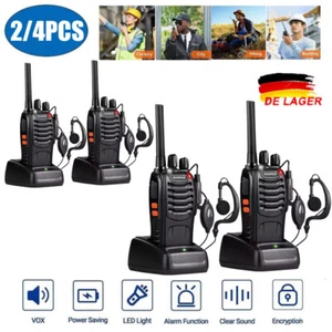 2/4x Baofeng Walkie Talkie BF-88E Radiotelefon ręczny 16 kanałów 5KM - Zdjęcie 1 z 18