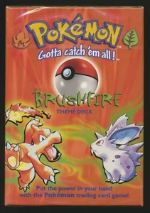 Pokemon 1999 Set Base Mazzo Tematico Brushfire Vintage SIGILLATO IN FABBRICA!! - Foto 1 di 6