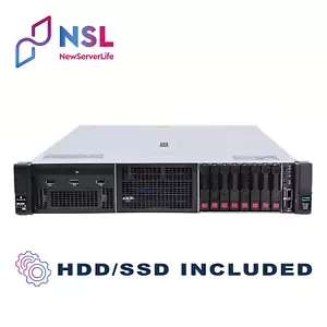 HP DL380 Gen10 8SFF 2x Gold 6150 2.7GHz =36C 128GB P408i-a 2x 1.2TB SAS 4xRJ45 - Picture 1 of 3