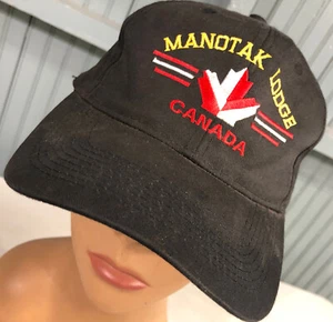 Gorra de béisbol Manotak Lodge Canada Fishing Snapback sombrero - Imagen 1 de 4