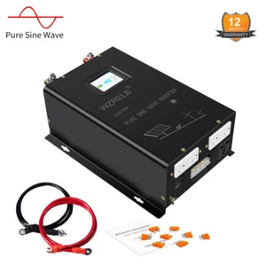 3000W 48V Pure Sine Wave Inverter 120/240V Split Phase Solar System Home Garden - Picture 1 of 8