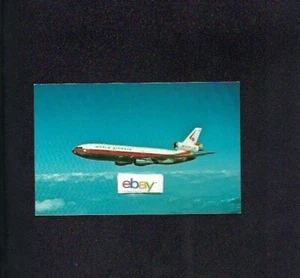 CARTOLINA WORLD AIRWAYS MCDONNELL DOUGLAS DC-10-30CF SOPRA IL LAGO TAHOE - Foto 1 di 1