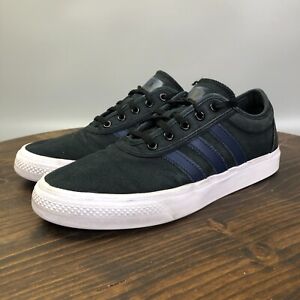 adidas Adi Ease Mens Size 9.5 Blue Canvas Low Top Skate Shoes Sneakers