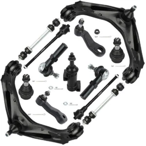 13pc For Chevy GMC Silverado Sierra BRTEC Front Upper Control Arm Tie Rod Kit  - Picture 1 of 9
