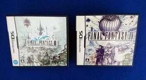 Lot 2 Final Fantasy III 3 & IV 4 FF set Nintendo DS Japanese Version Tested - Picture 1 of 5