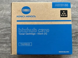 KONICA MINOLTA bizhub Toner TNP-51K A0X5155 Farbe: schwarz - Bild 1 von 3