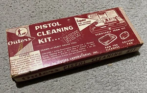Vintage Outers Gunslick Revolver Pistol Cleaning kit No.479 Cal. 22 Complete - Foto 1 di 9