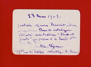 BQ38#-KARTE-A.S-JULES BASTIEN-LEPAGE-MALER-NATURALIST GRAVEUR-[R.BASCHET]1902 - Bild 1 von 1