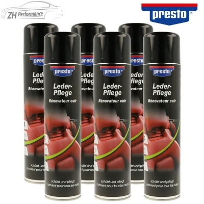 6 uds presto spray para el cuidado del cuero spray para el cuidado del cuero 600 ml