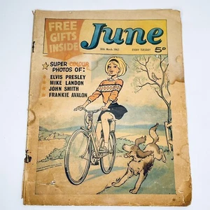 30th March 1963 JUNE Magazine Newspaper 30 03 1963 Comic Jet Harris Special - Picture 1 of 14