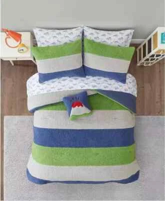 URBAN DREAMS Taylor цветной блокированный шерпа 6 шт. Полный комплект постельного белья  - Изображение 1 из 4