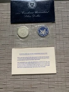 Eisenhower Silber Dollar 1971 Stempelglanz. 40% Silber. - Bild 1 von 2