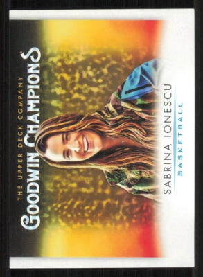 2021 Upper Deck Goodwin Champions #72 Sabrina Ionescu - Image 1 of 2