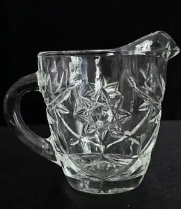 CREMATRICE VINTAGE ANCHOR HOCKING PRIMI AMERICANI PRECUT VETRO TRASPARENTE STELLA - Foto 1 di 5