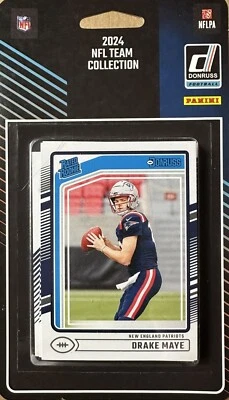 New England Patriots 2024 Donruss Team Set Drake Maye Rated Rookie Card 379 PLUS - Image 1 of 2