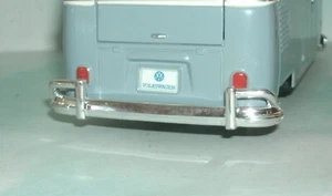 1/25 Scale 1960's VW Type 2 T1 Bus Rear Bumper (1) Maisto Model Replacement Part - Picture 1 of 5