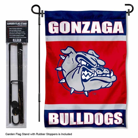 Gonzaga University Garden Flag and Stand Pole Kit Cover