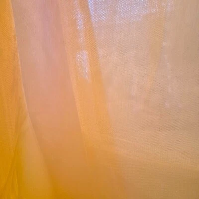 Tela de vestir artesanal de costura de tul nupcial melocotón albaricoque red suave 1,8 m x 1,4 m Foto 1 de 4