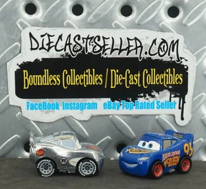DISNEY PIXAR CARS MINI RACERS LOT LOOSE 2021 RADIATOR SPRINGS LIGHTNING MCQUEEN - Picture 1 of 2