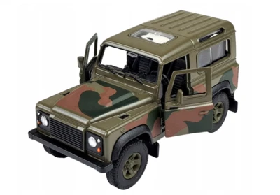 Land Rover Defender American Military Car Model Diecast 1:34:1:39 Scale Welly - Image 1 of 4
