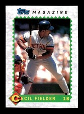 1990 Topps Magazine Cecil Fielder   #TM28
