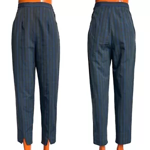 60s Vintage Highwaisted Plaid Crop Pants Pedal Pusher Preppy Cigarette Pattern. - Picture 1 of 8