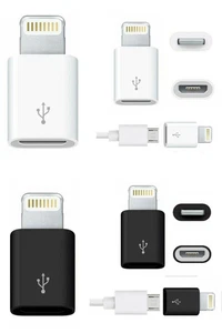 Nuovo Adattatore IOS 8 Pin a Tipo C Connettore Femmina per iPhone iPad Max Pro Plus - Foto 1 di 13