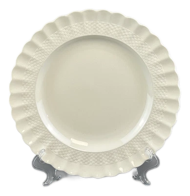 Spode Chelsea Wicker Dinner Plate VTG Brown Copeland Mark - Image 1 of 2